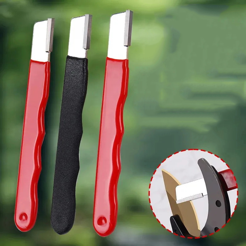 Gardening Tools Knife - 1Pc プロの包丁研ぎ器硬質合金鋼研ぎ器ハンドヘルドクイックポケット研ぎ器ツール園芸剪定ばさみ用