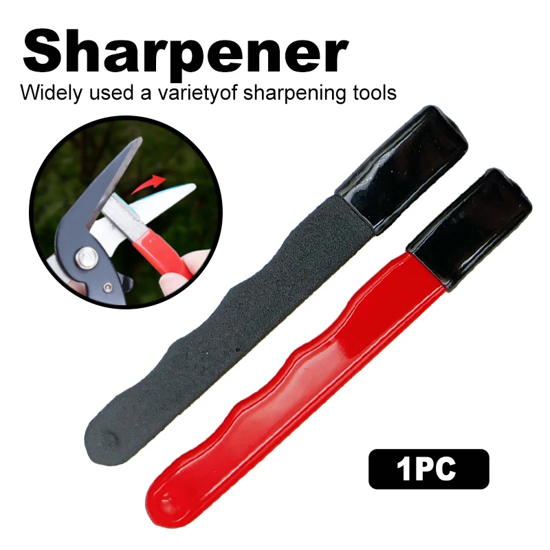 Gardening Tools Knife - ポータブル砥石多機能ツールシャープナーキッチンナイフ用はさみ斧屋外庭園切削工具修理アクセサリー