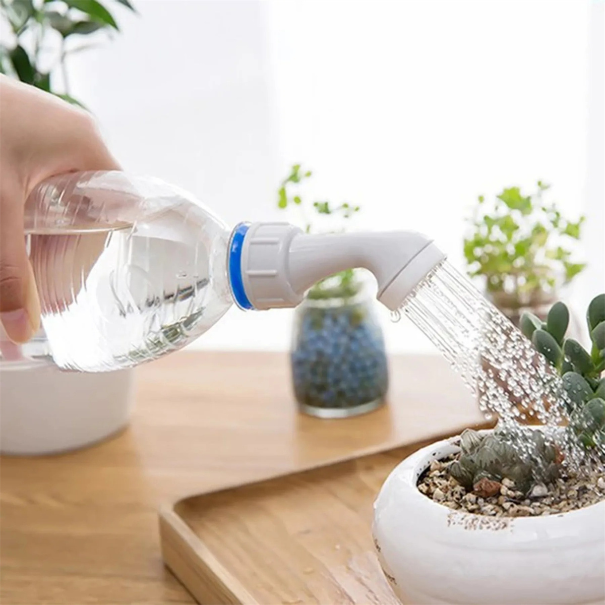 Gardening Tools For Beginners - 1/10 ピース/セットガーデンスプレー散水器スプリンクラーポータブル植物庭散水ノズルツールガラス&ボトル散水ノズル