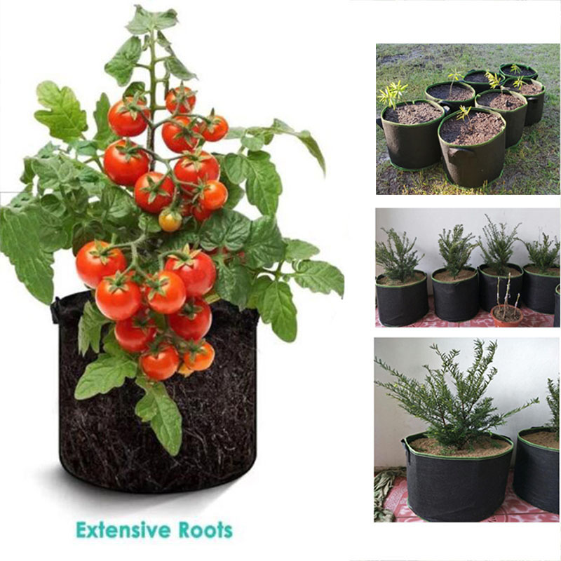 Gardening Tools Big - 20Gal 成長ポット野菜フラワーバッグガーデニングツール植栽用生地ガーデンアクセサリー成長ビッグ文化ポット通気性 Q1