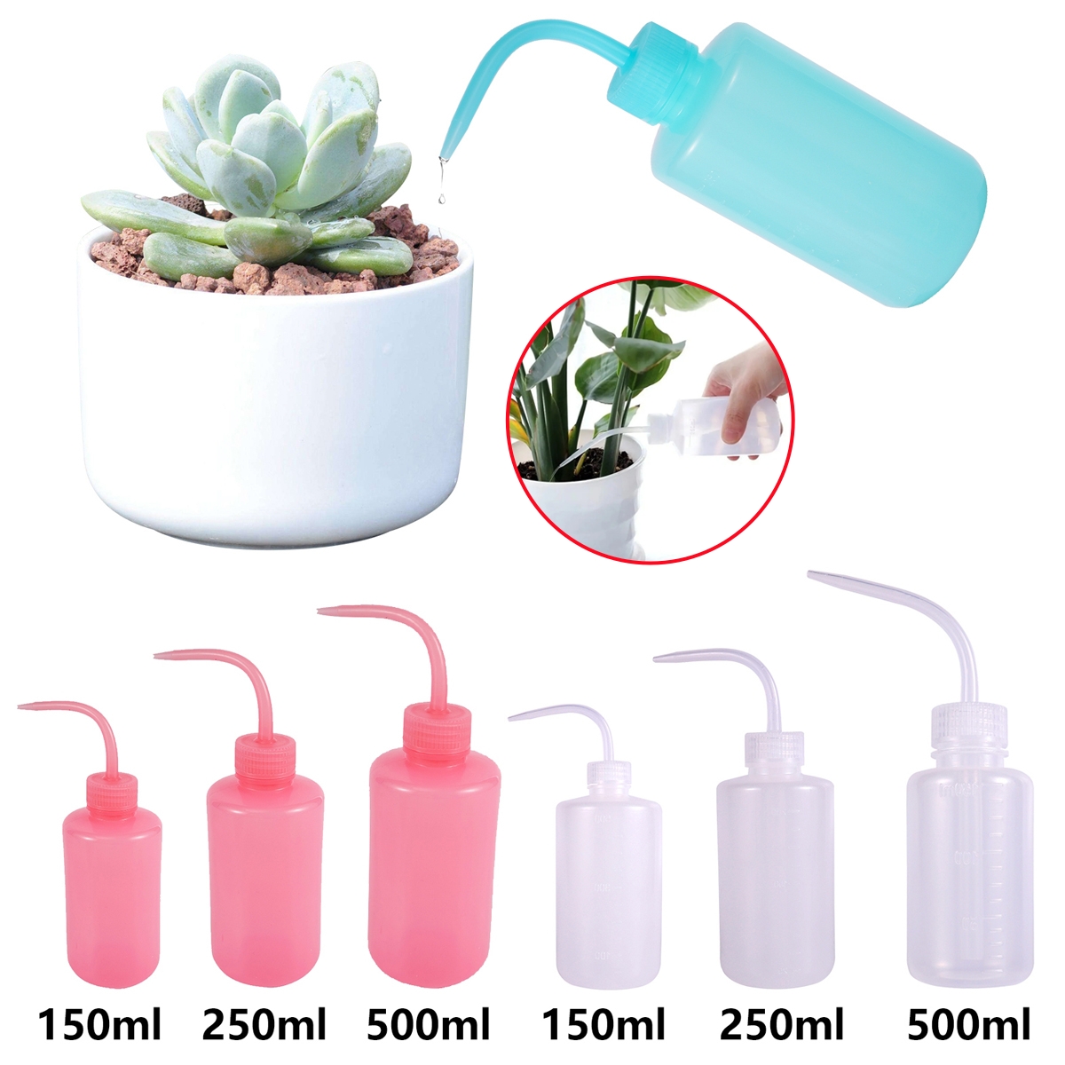 Gardening Tools For Beginners - ウォータースプレーボトル 150/250/500ml 植物 花 じょうろ プラスチック