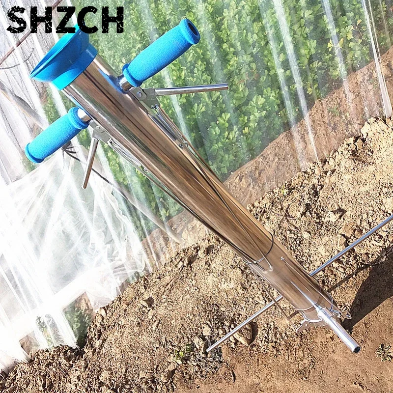 Gardening Tools Hand - ガーデンシードラー移植機 手動式野菜苗植え付け機 種まき機 手持ち式ガーデン効率化装置
