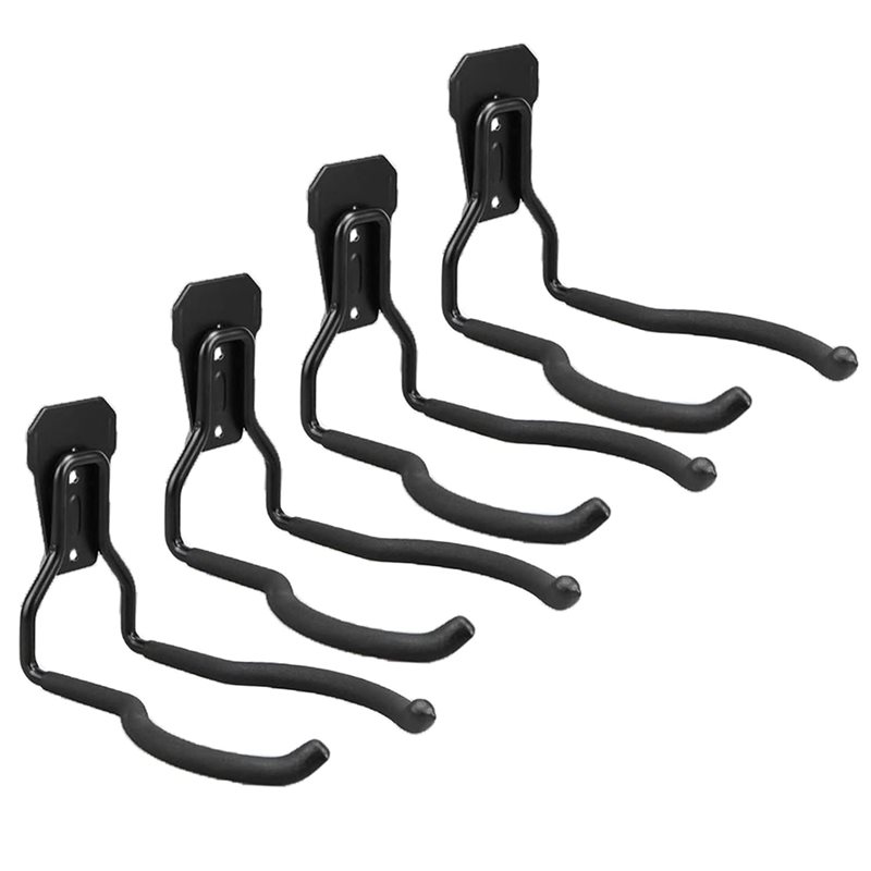 Gardening Tools Big - 【大特価】ガレージツールオーガナイザーフック、雑草除去機＆ストリングトリマーラック、ガーデンツールハンガー壁掛けフック（4個パック）