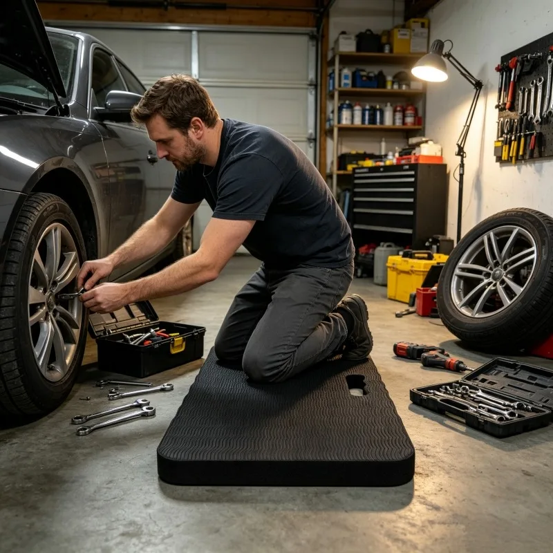Garden Kneeling Pad - 厚い膝掛けマットパッド防水ガーデンニーラーバスフロアヨガ高密度フォームクッション保護ガレージソフトスポーツ滑り止め