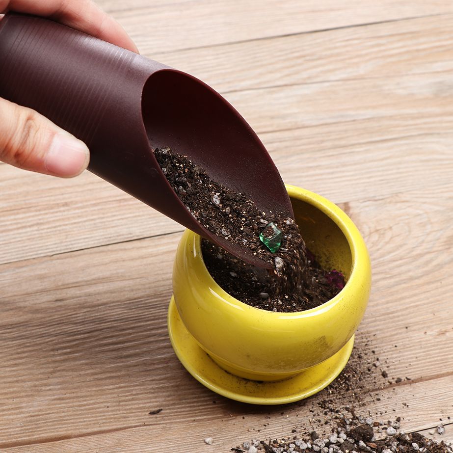 Gardening Tools Hand - プラスチック製の庭の手入れ用の芝生の形をしたポーチ,植物が付いた園芸用の小さなガーデンツール,1ユニット