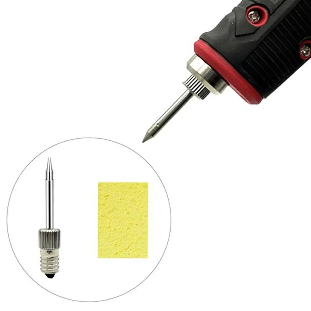 Gardening Tools For Beginners - 実用的で交換可能なガーデンパーク溶接アイアンチップセット、溶接ツール、シルバースチール、約、真新しい50mm/1.97インチ