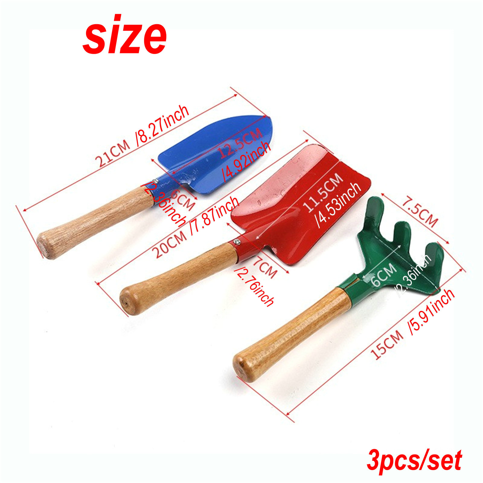 1 セット 3 個キャンプとガーデニングツール園芸シャブ子供 - Gardening Tools Toys のレビューと価格