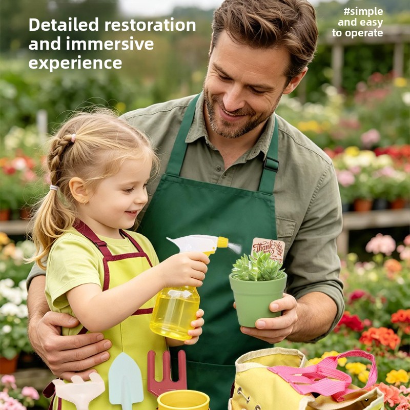 キッズガーデンツールセットごっこ遊び屋外シャベル熊手鍬水まき - Gardening Tools Toys のレビューと価格
