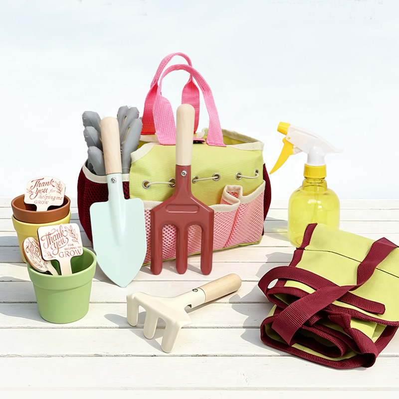 キッズガーデンツールセットごっこ遊び屋外シャベル熊手鍬水まき - Gardening Tools Toys のレビューと価格