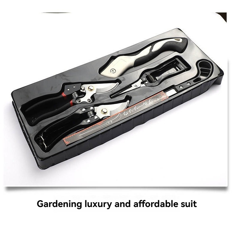 折りたたみ式のこぎり付き園芸剪定鋏セット、5点セットの園芸工 - Gardening Tools Knife のレビューと価格