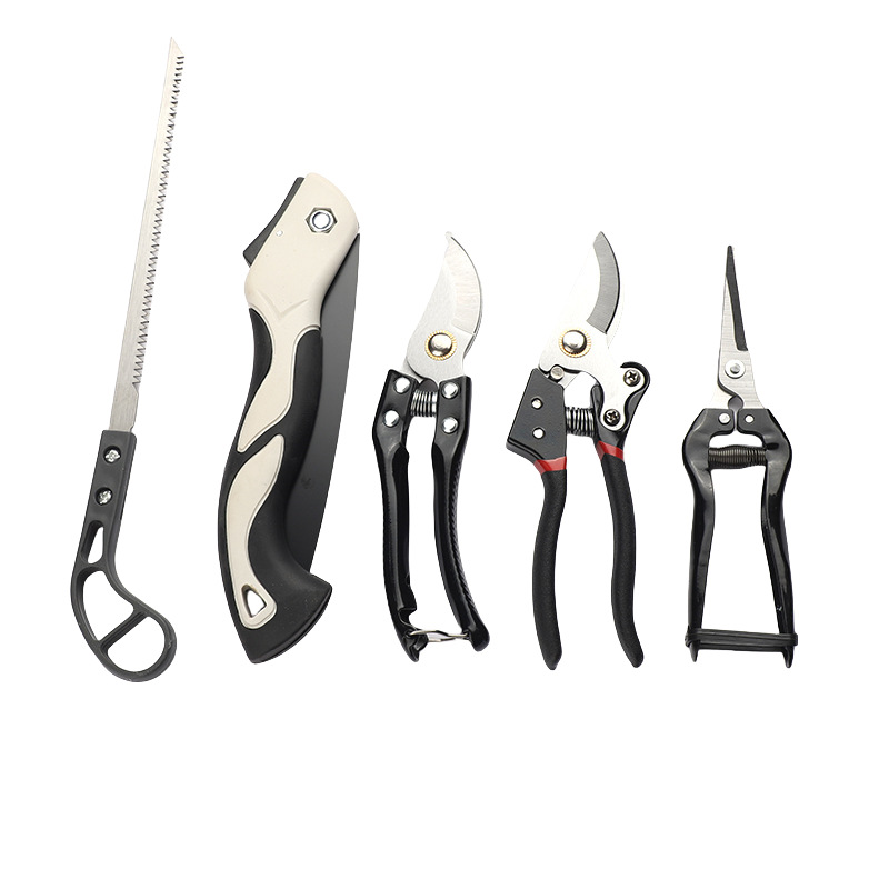 折りたたみ式のこぎり付き園芸剪定鋏セット、5点セットの園芸工 - Gardening Tools Knife のレビューと価格