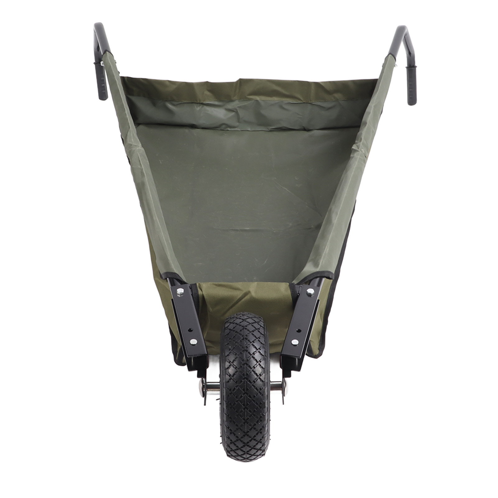 折りたたみ式ガーデンホイールバロー、スチールチューブ、大容量 - Grow Bags のレビューと価格