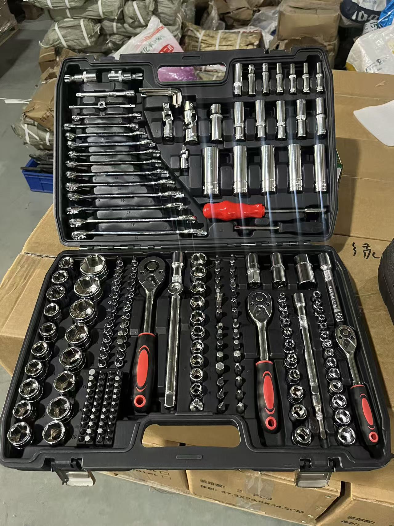 216ピースDIY自動車修理ツールキット、ハンドパワーソース - Gardening Tools Hand のレビューと価格