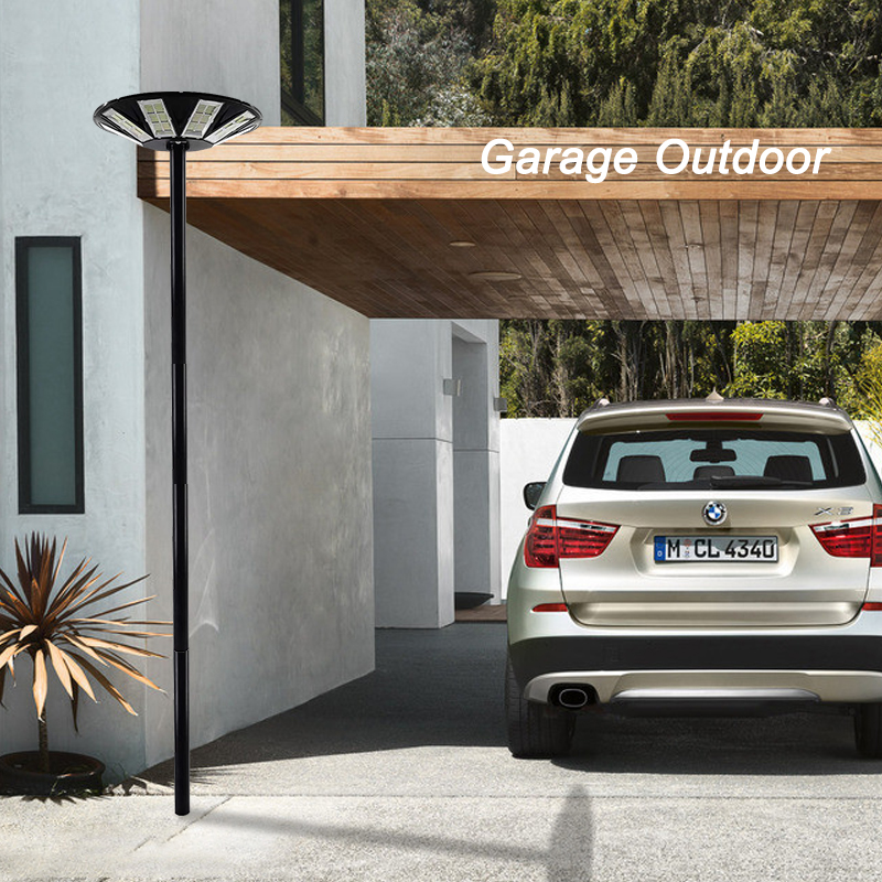 UFOソーラーガーデンライト600Wガレージ屋外駐車場ランプ - Gardening Tools Price のレビューと価格