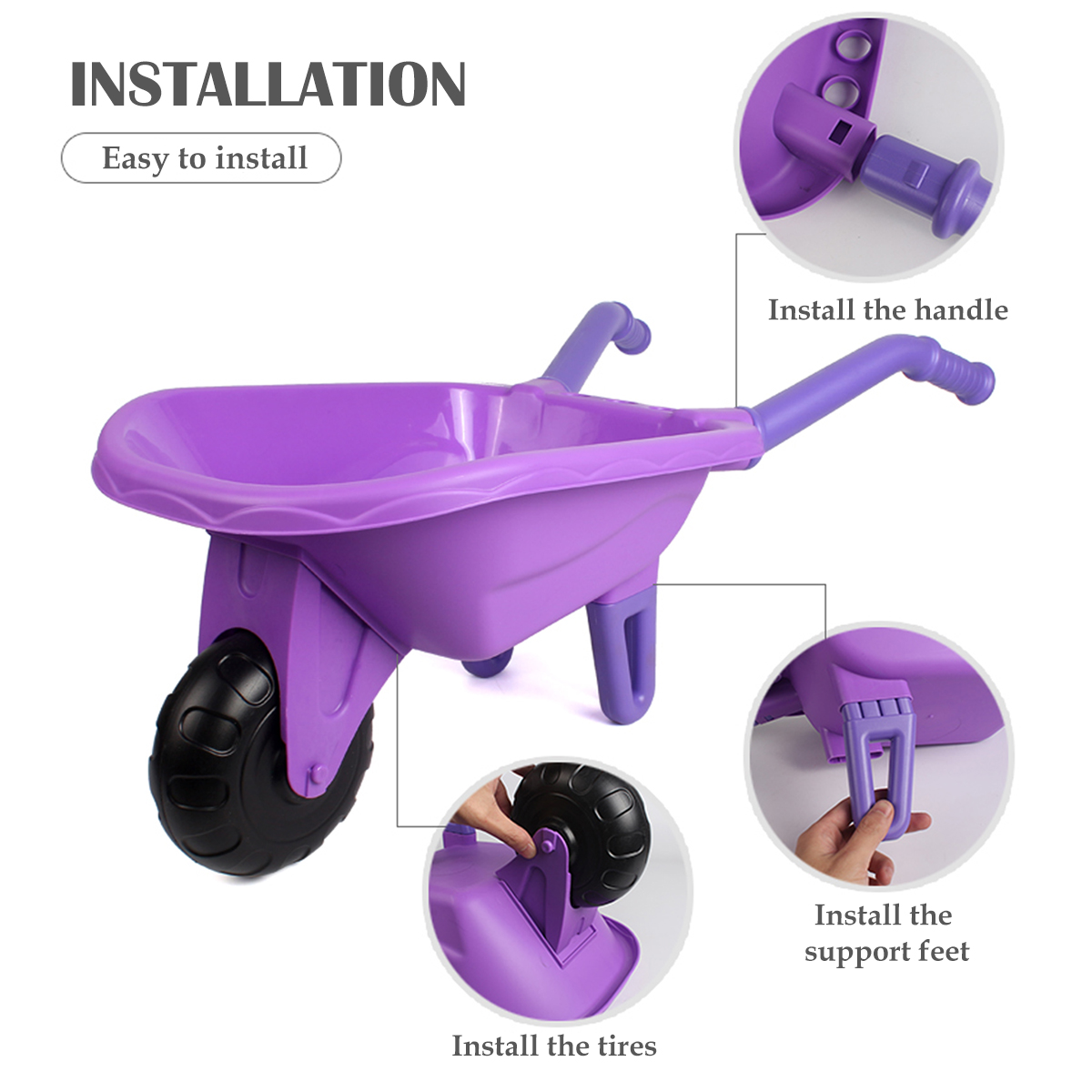 子供用園芸ツールセットおもちゃ、子供用屋外ガーデンビーチカー - Gardening Tools Toys のレビューと価格