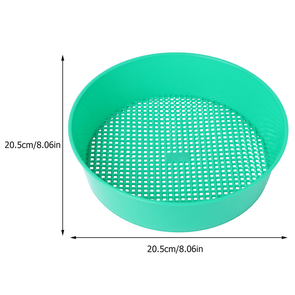 4個入りガーデン土壌ふるい器、頑丈なプラスチック製ふるい皿、 - Gardening Tools Plastic のレビューと価格
