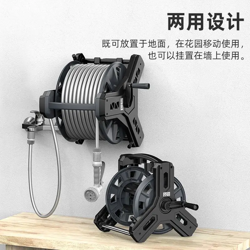 プレミアムカラーランダムホースリールガーデンパワーツールウォ - Gardening Tools Rack のレビューと価格