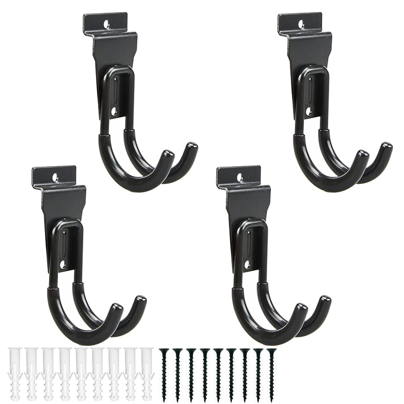 壁掛け溝付きプレート高耐久金属フックガレージ収納ラックノンス - Gardening Tools Rack のレビューと価格