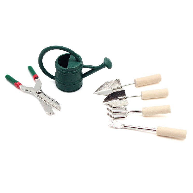 1/12 ドールハウスシミュレーションじょうろスパデはさみセ - Gardening Tools Toys のレビューと価格