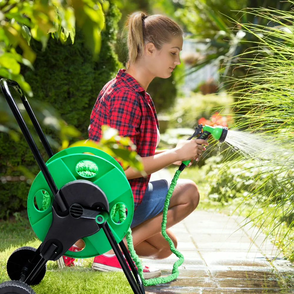 プレミアムガーデンパワーツール水道管収納ラックリール、家庭用 - Gardening Tools Rack のレビューと価格