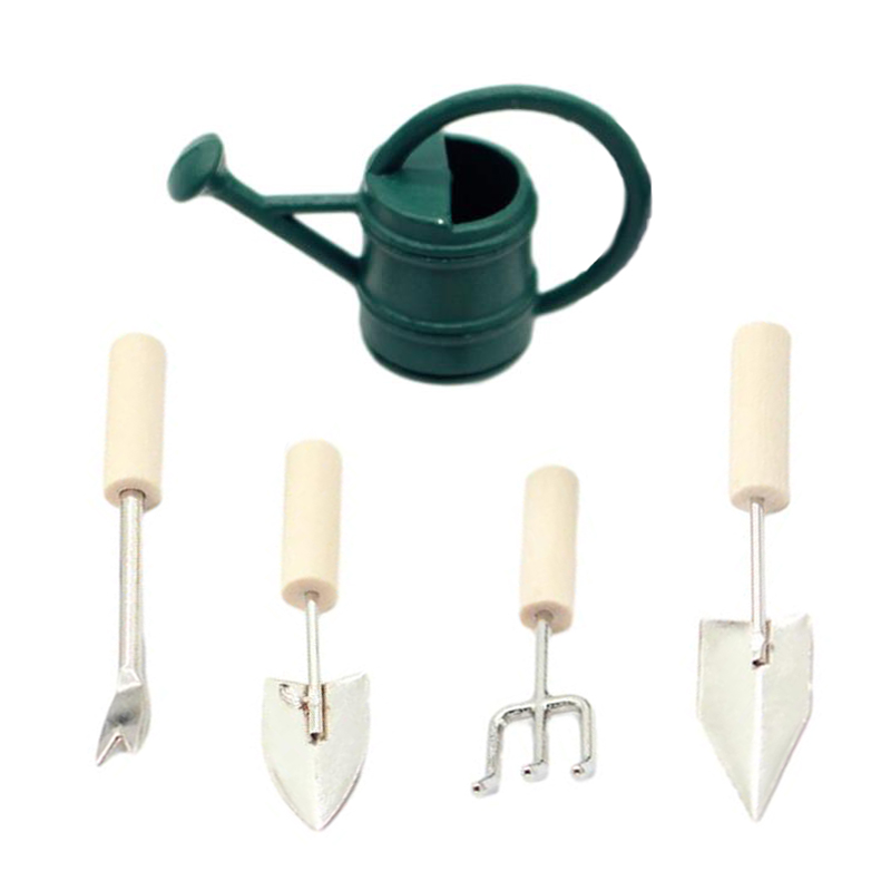 ドールハウスミニチュアガーデンツール、散水缶、農業ツール、ガ - Gardening Tools Toys のレビューと価格