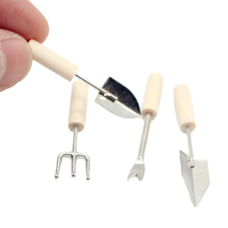 ドールハウスミニチュアガーデンツール、散水缶、農業ツール、ガ - Gardening Tools Toys のレビューと価格