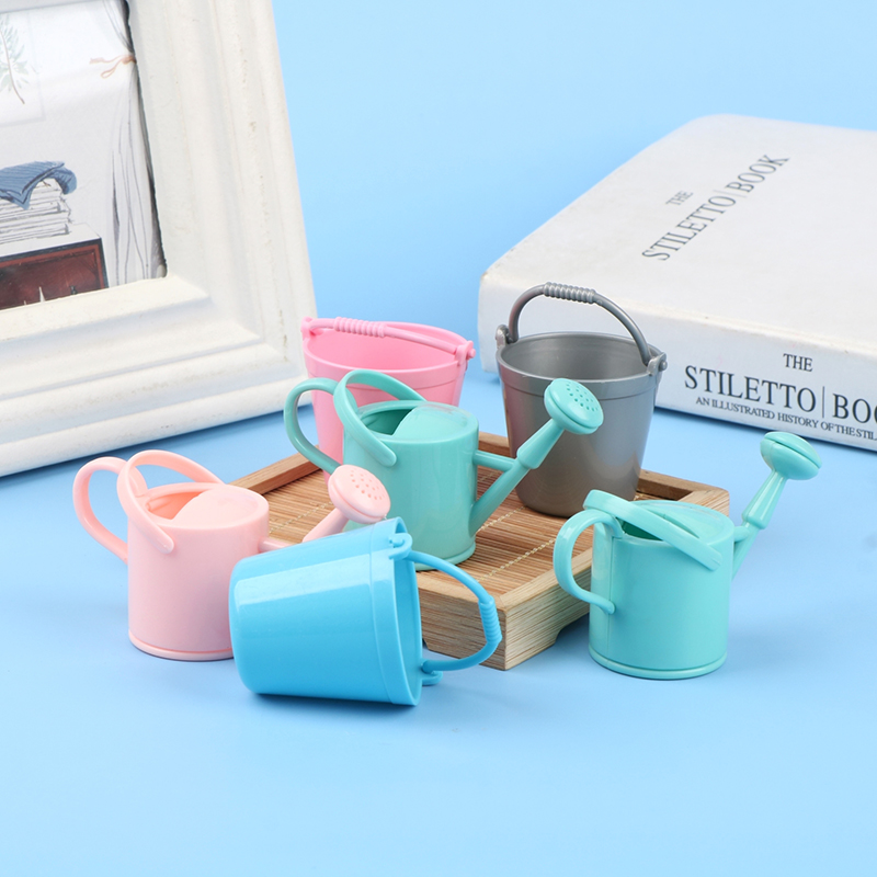【CPI】1セットドールハウスミニチュアバケツじょうろモデル - Gardening Tools Toys のレビューと価格