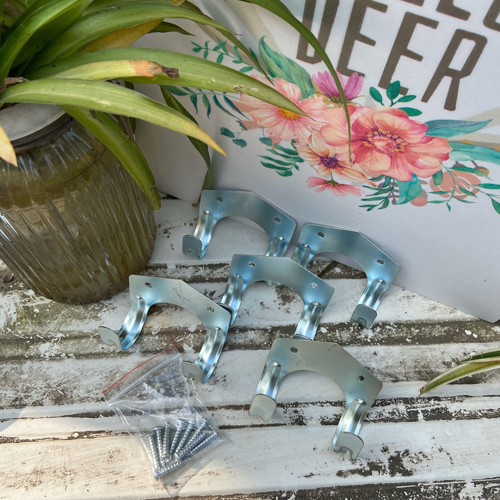 10個入りガーデンツールハンギングフック ダブルフック 鉄製 - Gardening Tools Rack のレビューと価格