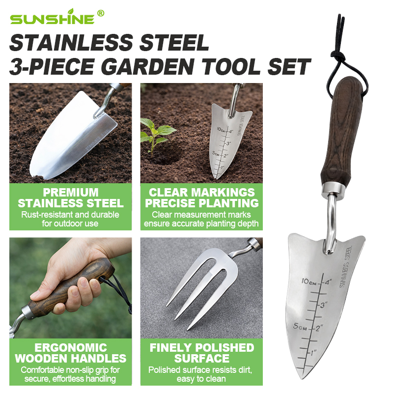カスタムガーデニングツール3点セット ミニガーデンハンドツー - Gardening Tools Hand のレビューと価格
