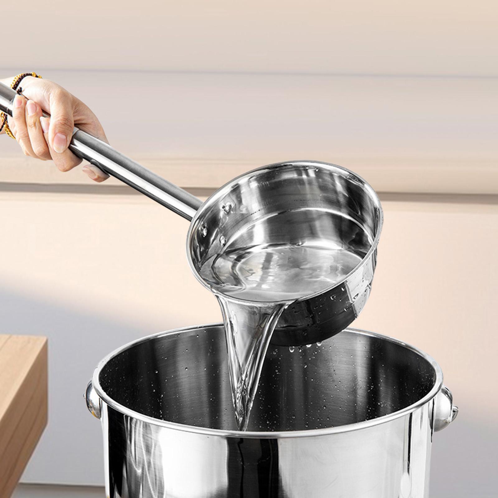 10インチのスープレードル、大型レードルツール、ステンレス製 - Gardening Tools Big のレビューと価格