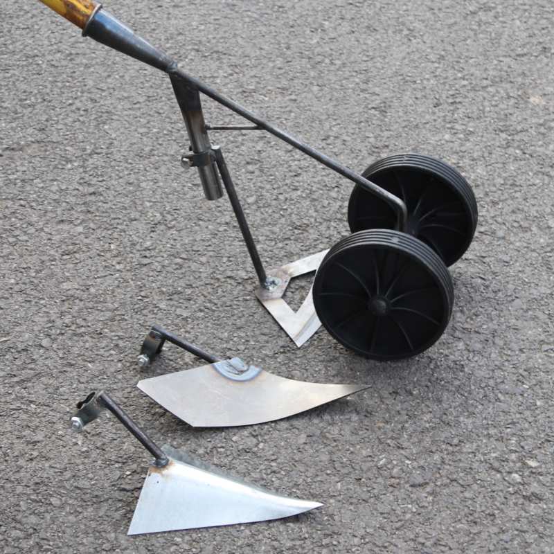 庭草除草ツール 炭素鋼鍛造金属 農業用土壌掘削鍬 2輪 3i - Gardening Tools Hand のレビューと価格