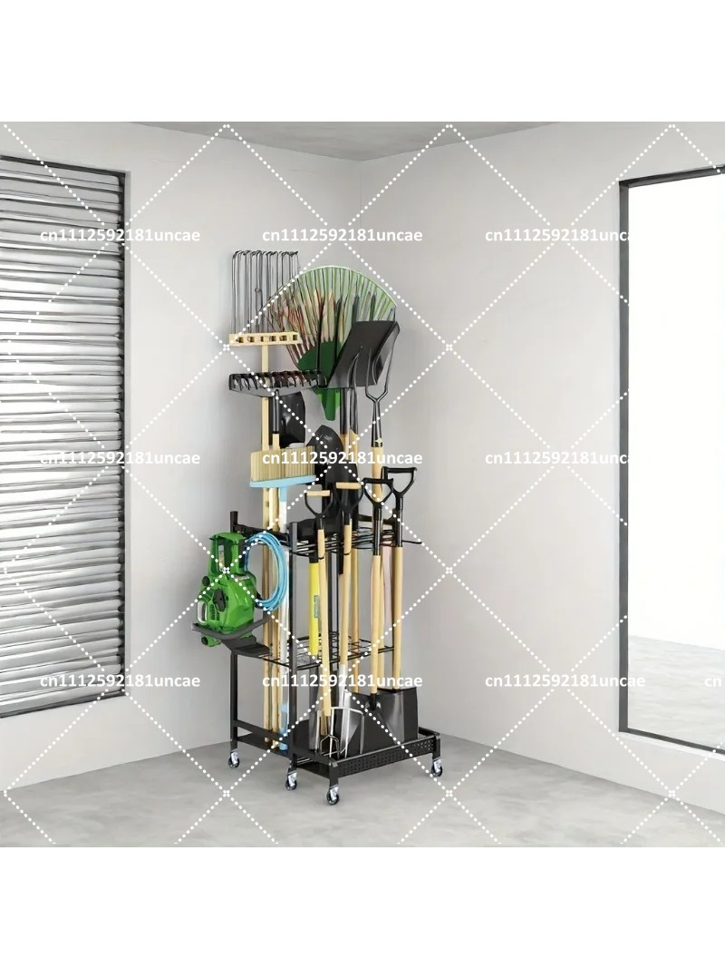ガーデンツールオーガナイザー、熊手やシャベル用の安定したユー - Gardening Tools Rack のレビューと価格