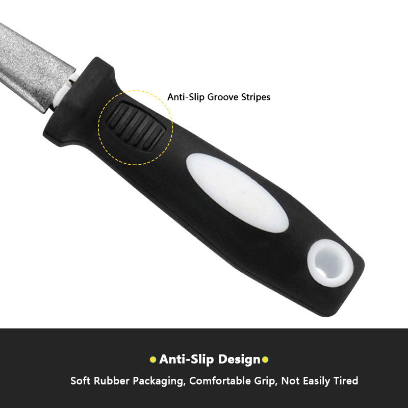 ダイヤモンドシャープナー金属製ダブルサンドファイルはさみ園芸 - Gardening Tools Knife のレビューと価格