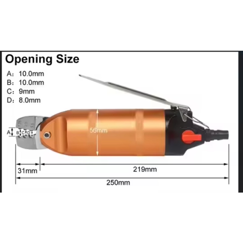 空気圧式圧着ペンチ 2.0mm 鉄線剪断クランプ 14 ゲー - Gardening Tools Hand のレビューと価格