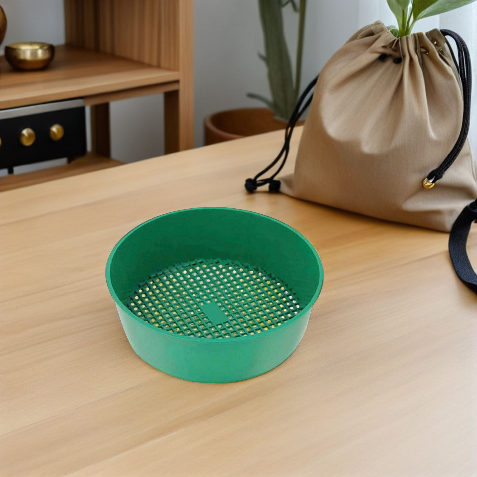 庭の土をふるい取るためのプラスチックメッシュふるい、携帯用軽 - Gardening Tools Plastic のレビューと価格