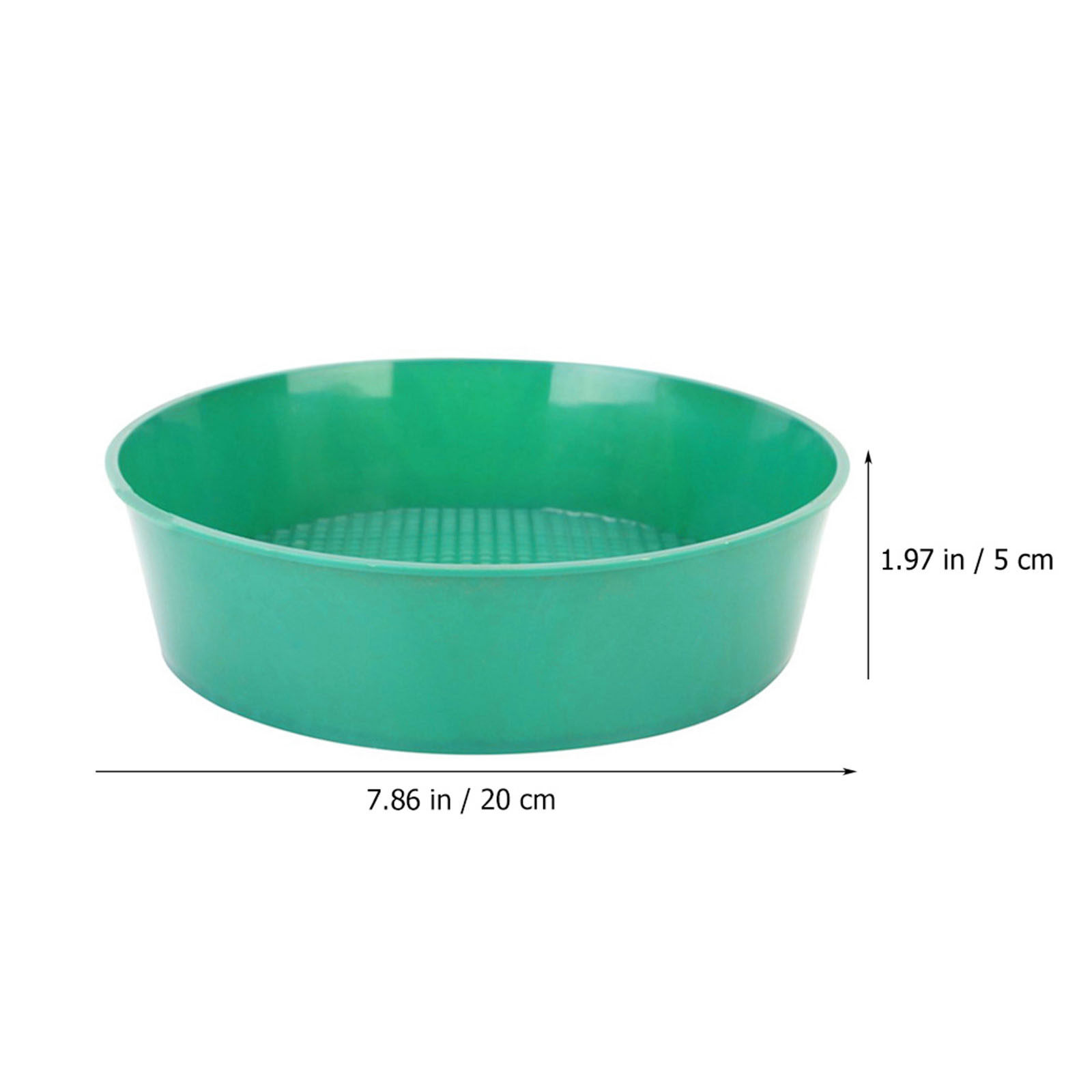 庭の土をふるい取るためのプラスチックメッシュふるい、携帯用軽 - Gardening Tools Plastic のレビューと価格