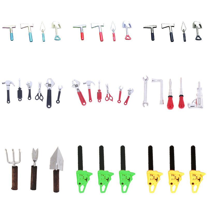 3/4/5/6本ドールハウスのミニチュア修理キットアクセサリ - Gardening Tools Toys のレビューと価格
