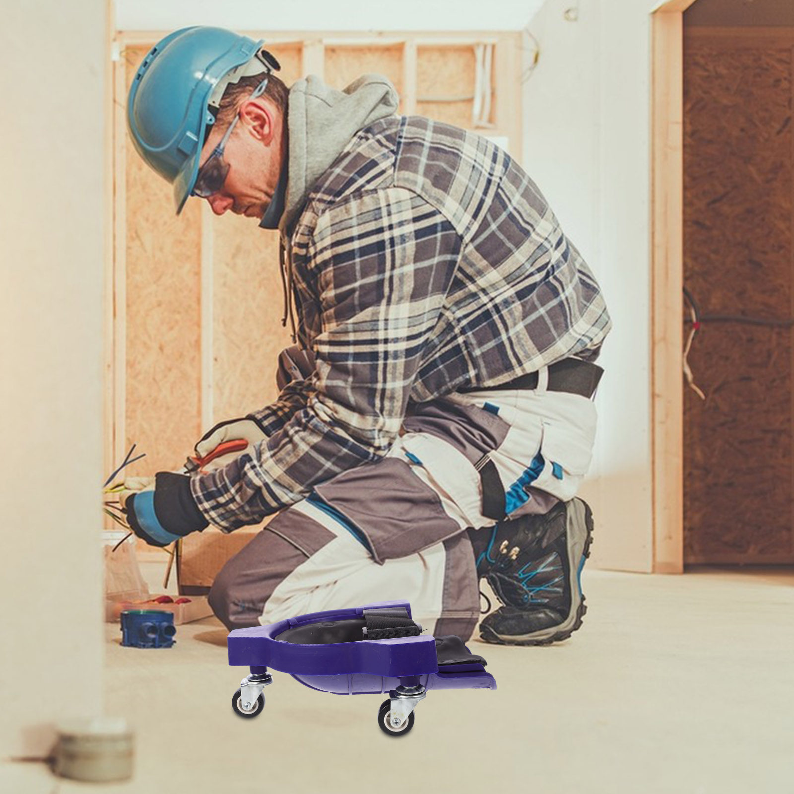 ローリングニーパッドクッション 跪き保護具 作業用 庭 車の - Garden Kneeling Pad のレビューと価格
