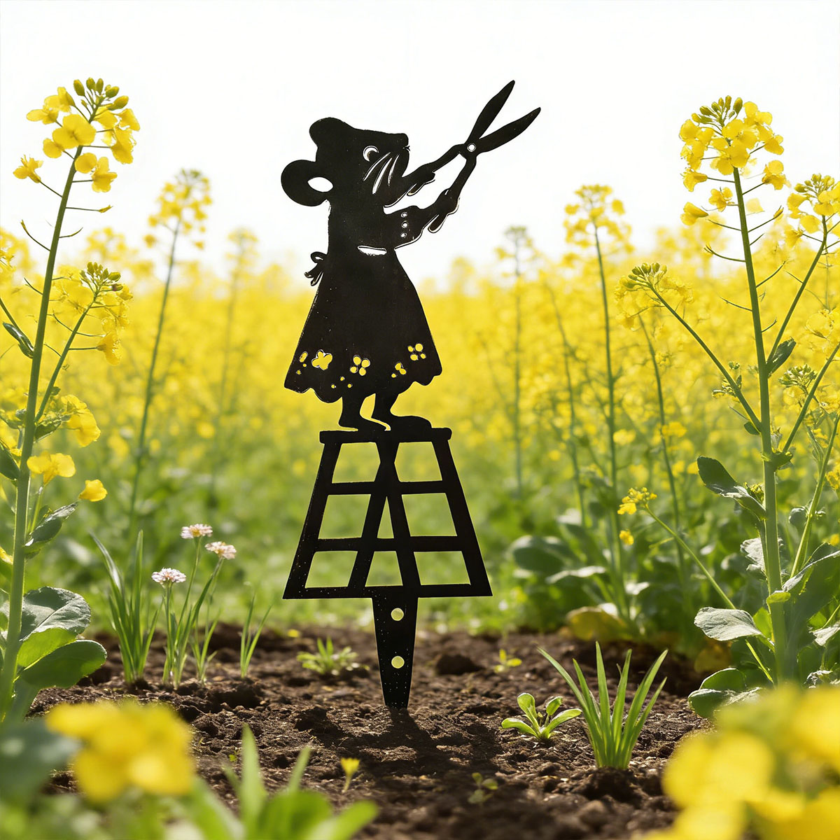 ブラックシルエットラインメタルガーデンコラム、ハサミ付きマウ - Gardening Tools Hand のレビューと価格
