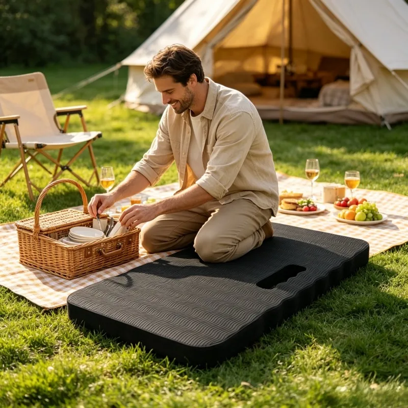 厚い膝掛けマットパッド防水ガーデンニーラーバスフロアヨガ高密 - Garden Kneeling Pad のレビューと価格