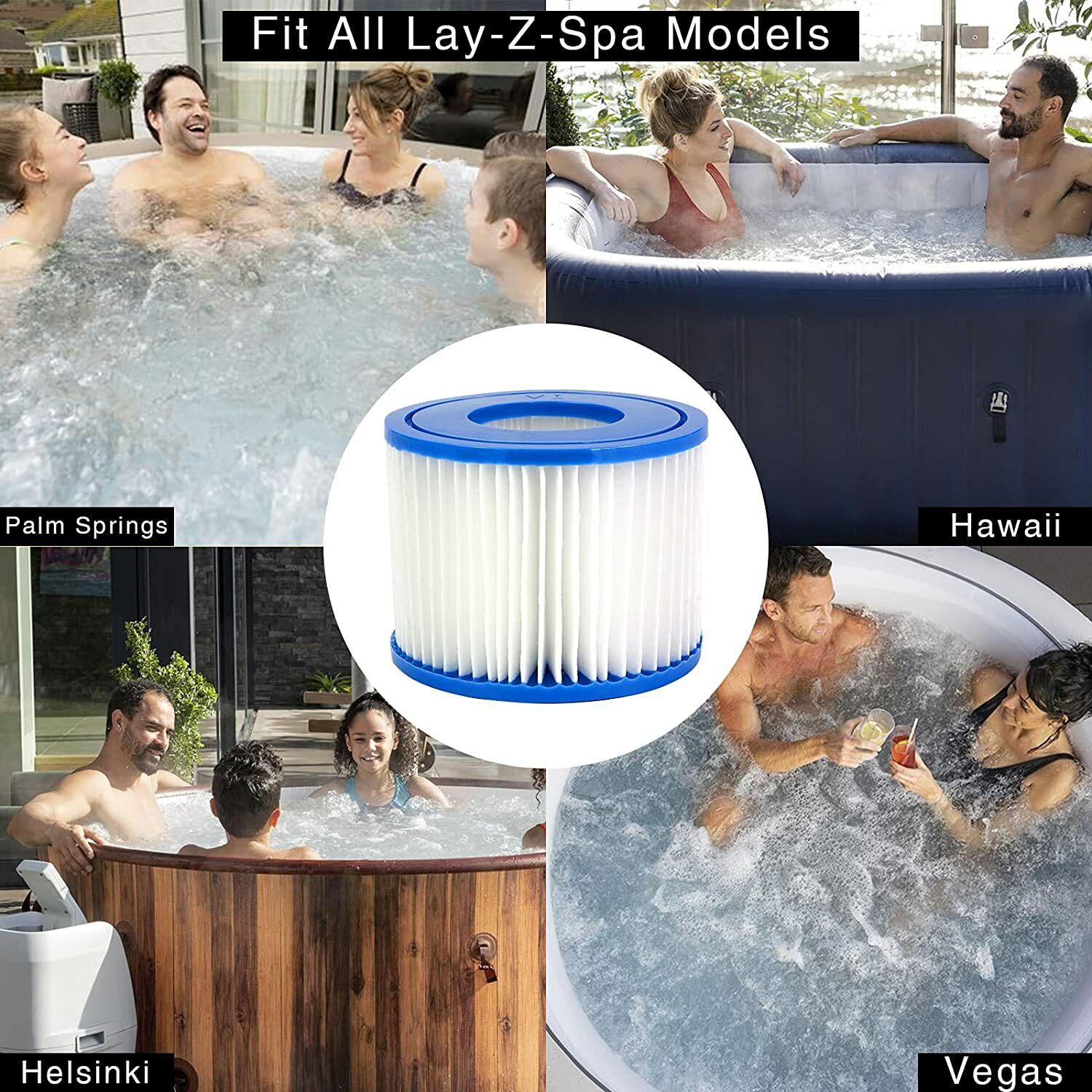 Lay-Z Lazy Spa プール用カートリッジフィルター - Gardening Tools Bundle のレビューと価格