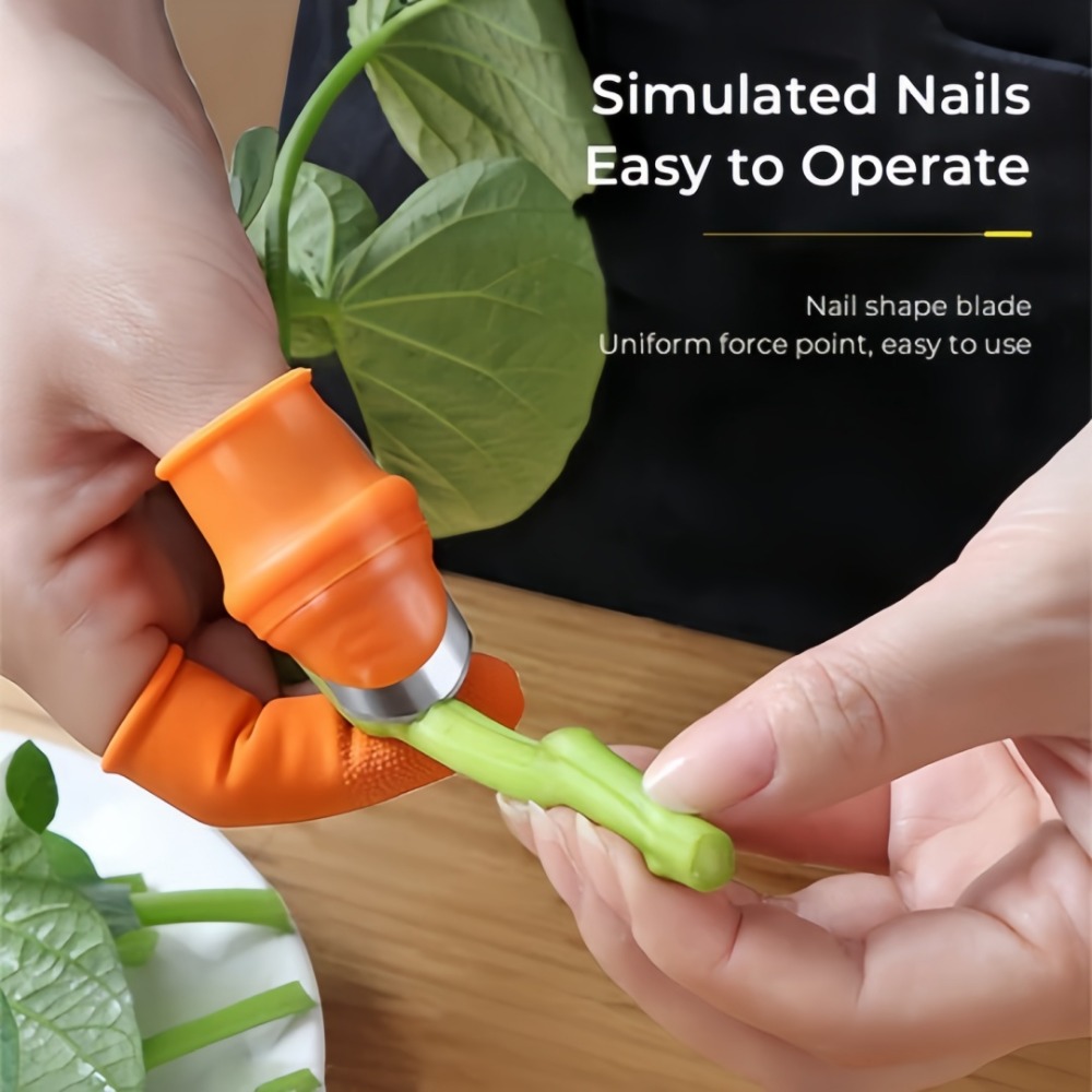 野菜摘み取り用ステンレス製親指ナイフ 快適なフィット感 ナイ - Gardening Tools Knife のレビューと価格